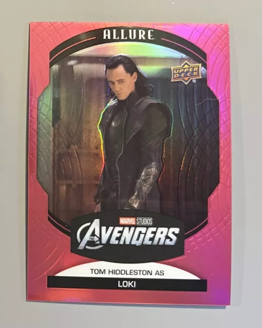 2022 UPPER DECK MARVEL ALLURE PINK TOM HIDDLESTON AS LOKI #20/23 Avengers