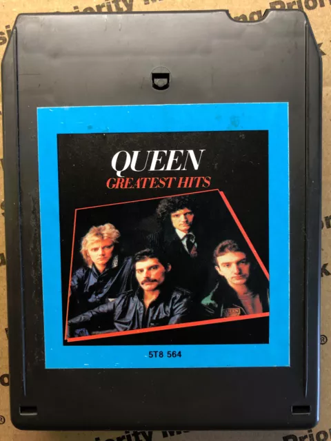 *** Queen Greatest Hits 8 Track Tape Nice Face Plays Great New/Pad Splice ***