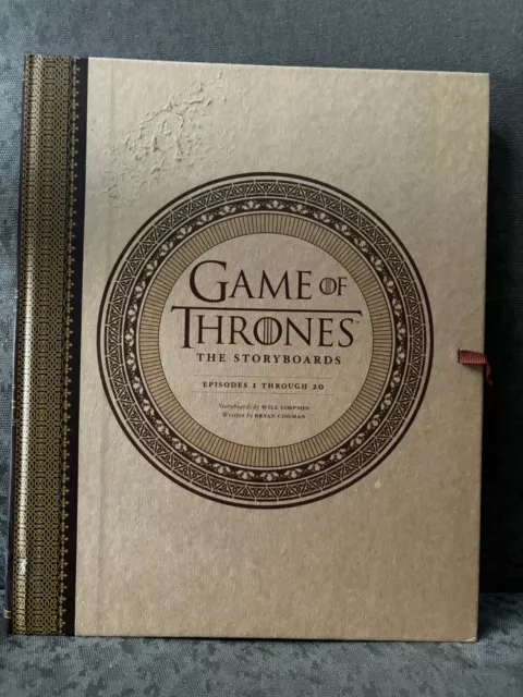 Game Of Thrones : The Storyboards Episodes 1-20 Hardcover 2012  BOOK