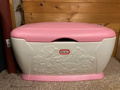 little tikes toy bench pink