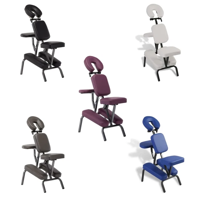 vidaXL Sillón de Masaje de Cuero Sintético Rojo Burdeos 122x81x48cm Relajación