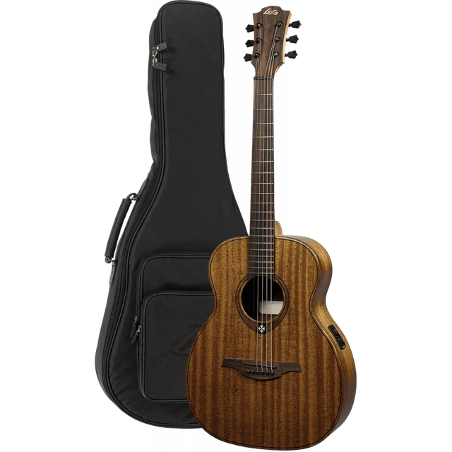 Lâg TRAVEL-L-KAE - Guitare électro-acoustique gaucher Travel - Naturel pores ou