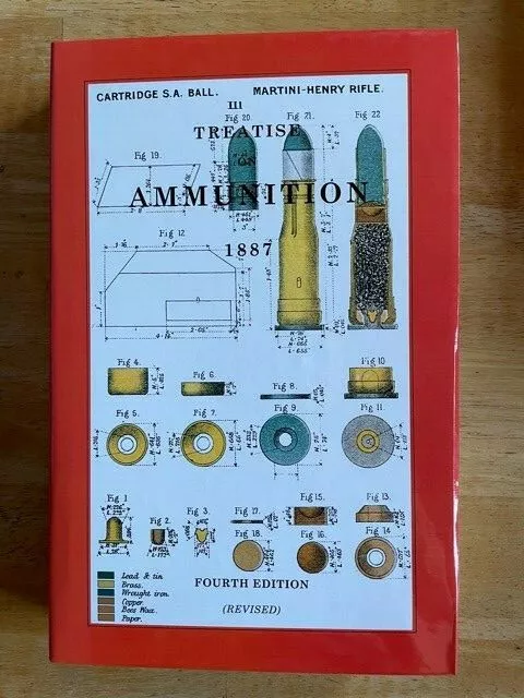 Treatise on Ammunition 1887 HIstoric Calibres Hardcover Book