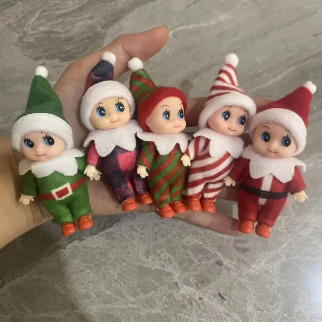 1PC Elf Toddler Dolls Baby Elves Little On The Shelf Christmas Decoration