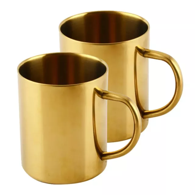 Stainless Steel Coffee Mug Metal Cup Double Walled Tumbler Tea Milk Cup Camping