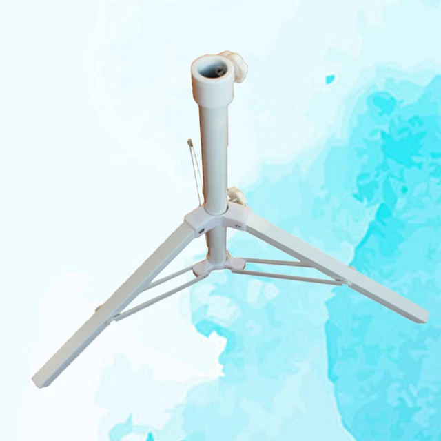 Portaombrelli Da Esterno Con Base A Croce In Metallo, Grigio Scuro, Per Ombrelloni Da Giardino E Spiaggia, Diametro Asta 3,5 Cm, Altezza 90 Cm