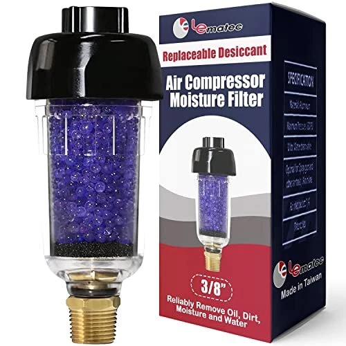Air Compressor Dryer Does Not Restrict Air Flow Desiccant Filter 150 PSI