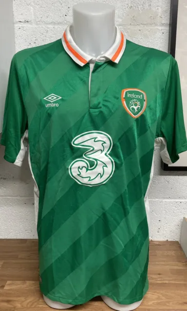 Republic Of Ireland Football Shirt 2016-18 Umbro XL Classic Soccer Jersey Eire