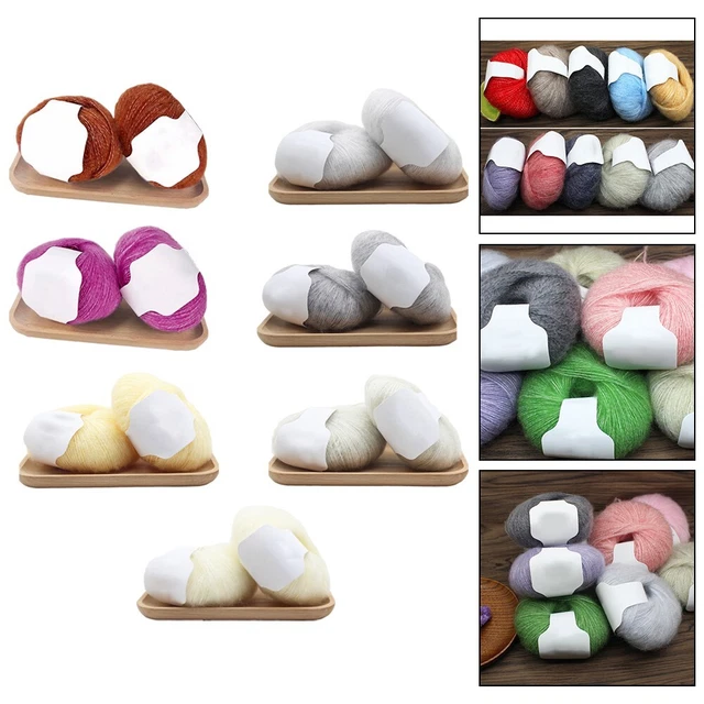 Auffällige S DIY Stricken Dauerhaft Einfach Zu Verwenden Faden Hand Multi