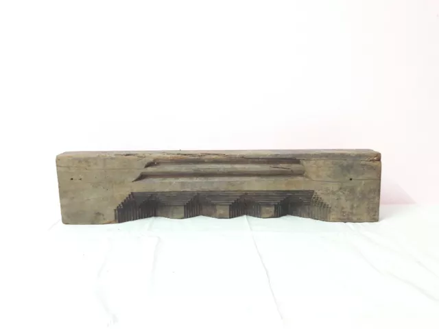 Antique Solid Beam Plaque Pillar Vintage Door Window Wooden Wall Panel A61 2