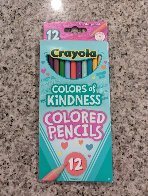 Crayola Colors of Kindness Special Edition Colored Pencils 12 Count NEW