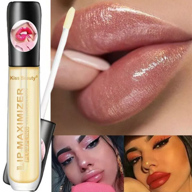 Transparente Lip Plumper Extreme Lip Gloss Booster Volumen für größere Lippen