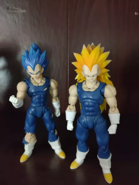 Kong Studio Dragon Ball Super Saiyan 3 Vegeta Assemble Movable FIGURE Toys  Gift