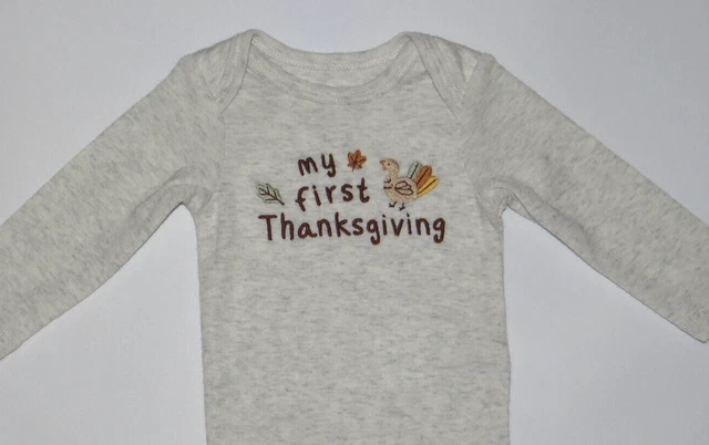 NWT, Baby boy/girl clothes, Newborn, Carter's Child of Mine Thanksgiving set 3