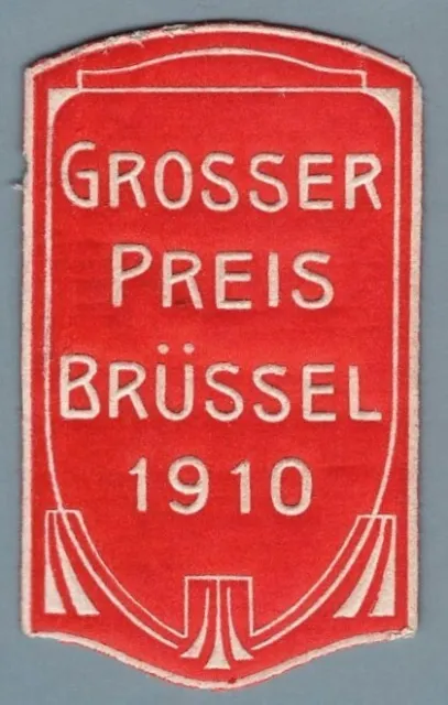 ES1161 Poster stamp Belgium - Inter. Exhibition Bruxelles 1910 - Grand Prix
