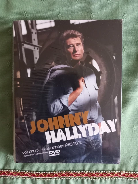 COFFRET METAL 3 DVD "JOHNNY HALLYDAY, VOLUME 3 : LES ANNEES 1985 - 2000" neuf