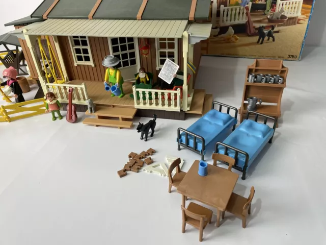 Playmobil Ranch Set Farm House 3769 Figure Vintage Anni '80 Giocattoli Set Playset In Scatola 3