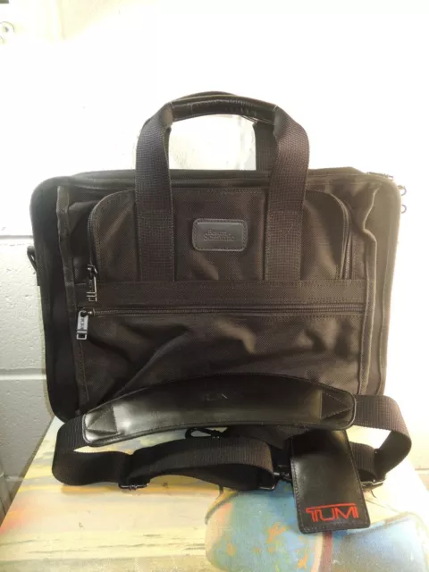 TUMI Black Nylon Branded Boston Scientific Briefcase