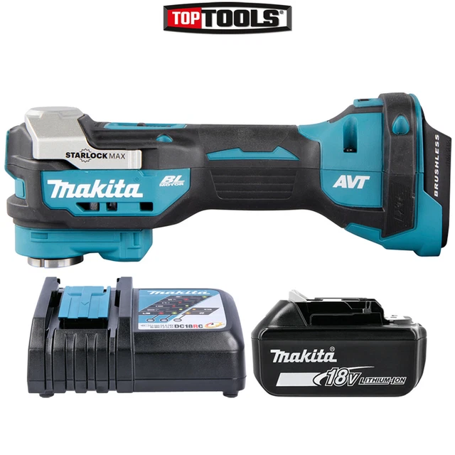 MAKITA DTM52 18V Brushless Starlock Max MultiTool + 1 x 5Ah Battery