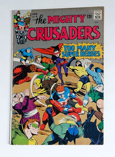 The Mighty Crusaders #4.  Archie Comics 1966.