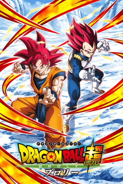 Dragon Ball Z/Super Poster Goku from SSJ to Ultra 12in x 18in Free