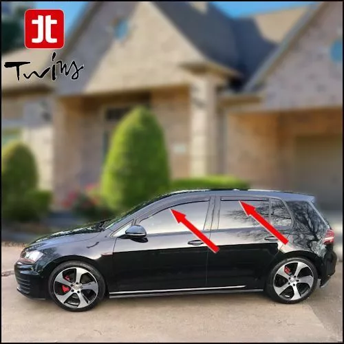 Déflecteurs avants + arrières Volkswagen Touareg 2018 2019 2020