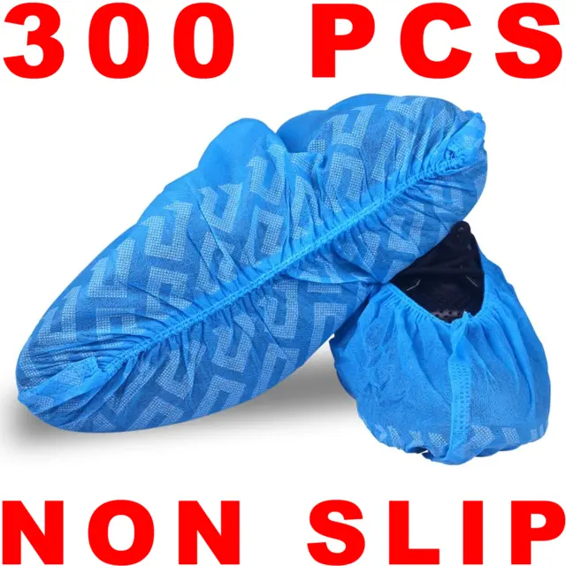 300 Pack Shoe Covers - Disposable Hygienic Boot Cover 150 Pairs XL Non Skid