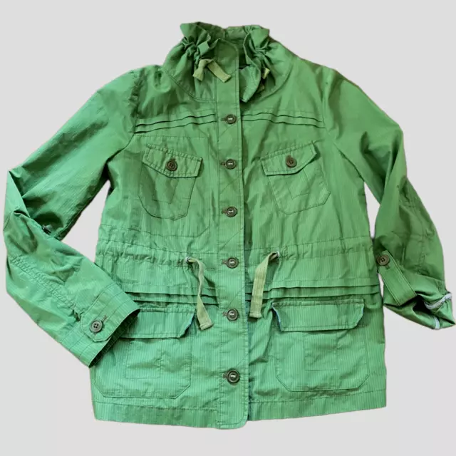 Anthropologie Daughters of the Liberation Anorak Field Jacket Green Size 2