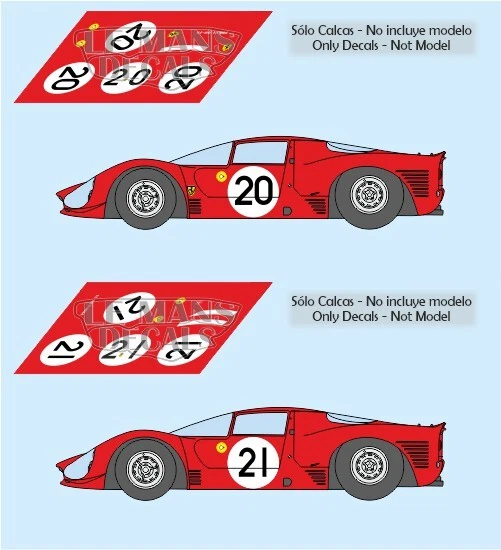Ferrari 330 P3 Spider n ° 27 24h Le Mans 1966 1/18 Werk83 W18021001