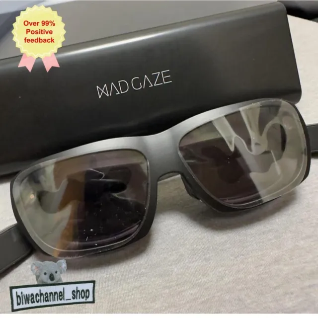 Mad Gaze Glow Plus Augmented Reality Smart Glasses Black AR MR Glasses