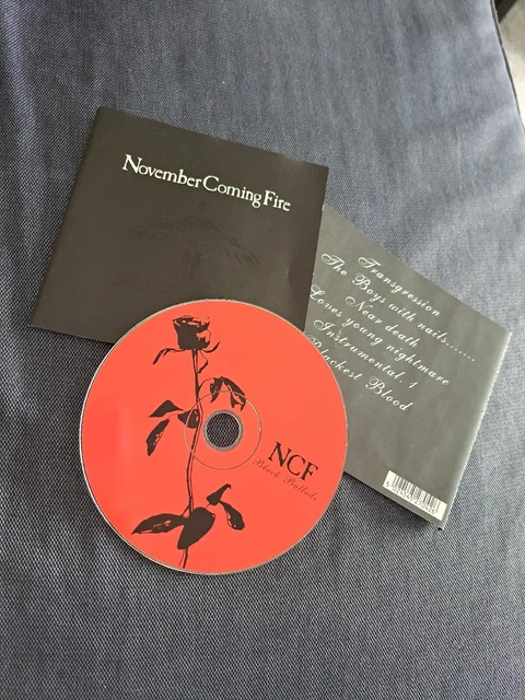 November Coming Fire - Black Ballads - No Case - CD and Inlays Only