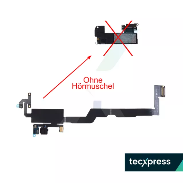 Original iPhone XS Hörmuschel Face ID Flex Kabel Ohrmuschel Proximity Sensor