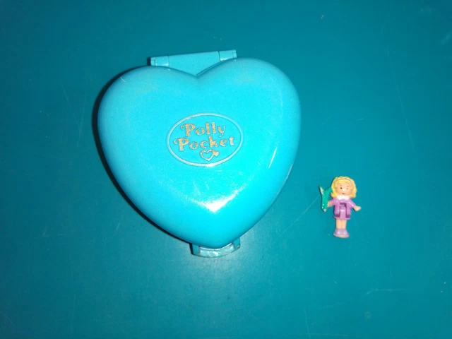 Polly Pocket Bluebird - Collier Pretty Coeur - 1992 - Occasion - Livraison Gratuite