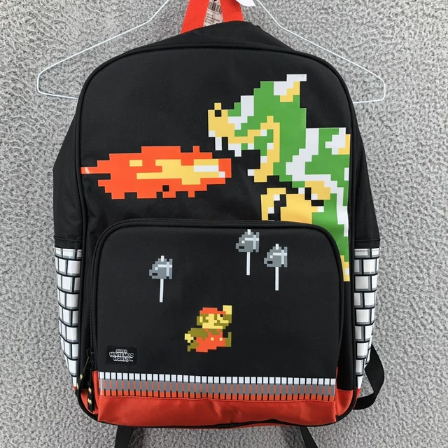 Super Nintendo World 8-Bit Mario Bowser Backpack Universal Studios Hollywood New Super Nintendo World 8-Bit Mario Bowser Backpack Universal Studios Hollywood New