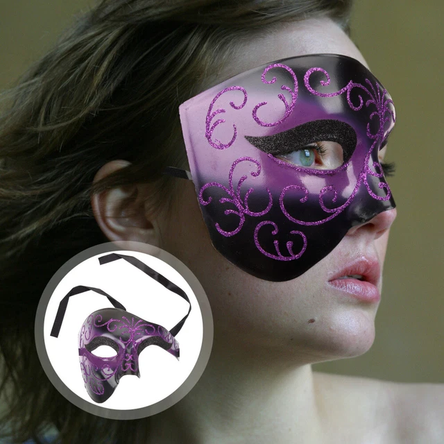 Powmag 2 Piezas Mascaras Carnaval, Veneciana Mascara Parejas Máscara Mascarada, Máscara veneciano Mujer Hombre para Mascarada Carnaval Fiesta de Powmag 2 Piezas Mascaras Carnaval, Veneciana Mascara Parejas Máscara Mascarada, Máscara veneciano Mujer Hombre para Mascarada Carnaval Fiesta de