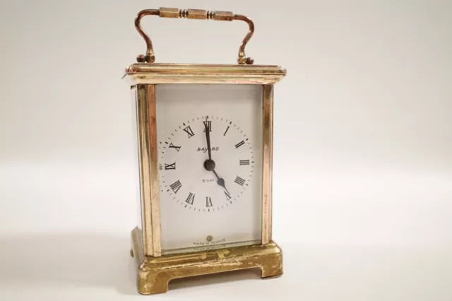 French Bayard Brass Carriage Clock