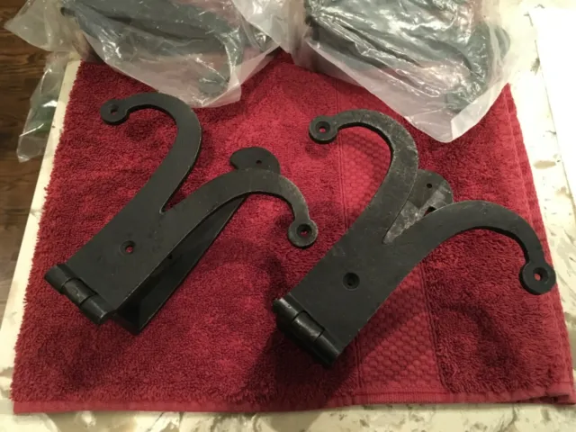 Heavy Wrought Iron Hinges Set Of Four