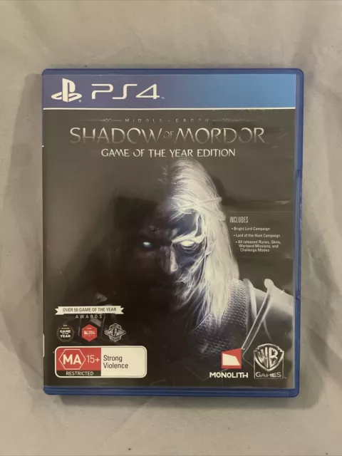 MIDDLE EARTH: SHADOW of Mordor - PlayStation 3 / PS3 Game $5.99 - PicClick  AU