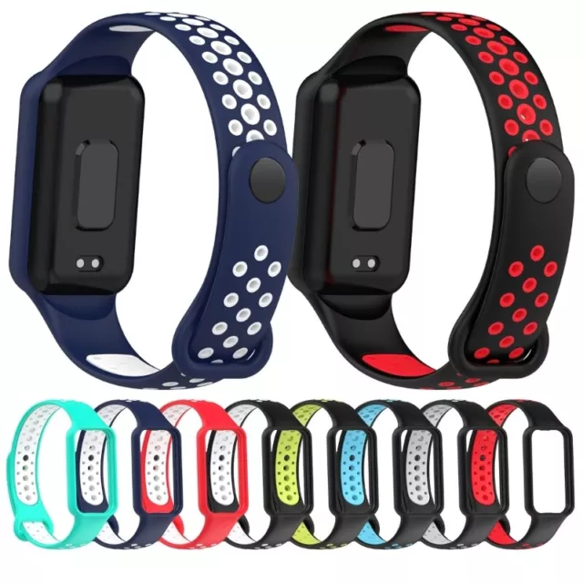 For 7 Watch Soft-Loop Two-Color Silica Strap-Bracelet Sweatproof Wristband