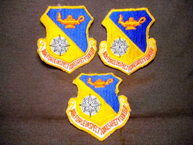 Vintage Air Force Patches Air Force Inspection Safety Center 700