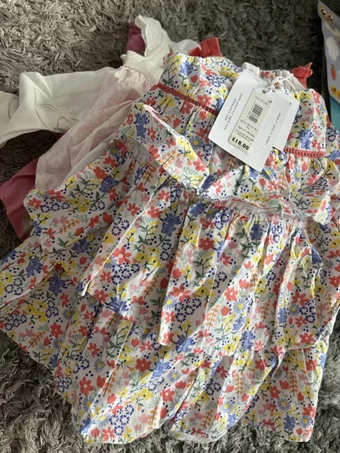 John Lewis Nutmeg George tu Baby Girls Bundle Of Clothes Dress Set 0-3 3-6 Month