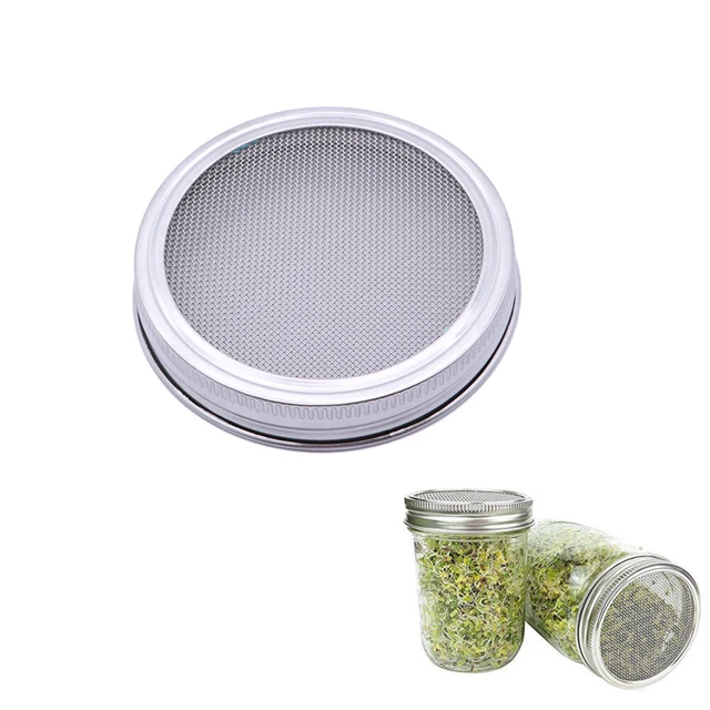 4 Pcs Couvercles De Germination Pot Confiture Mason À Bocaux
