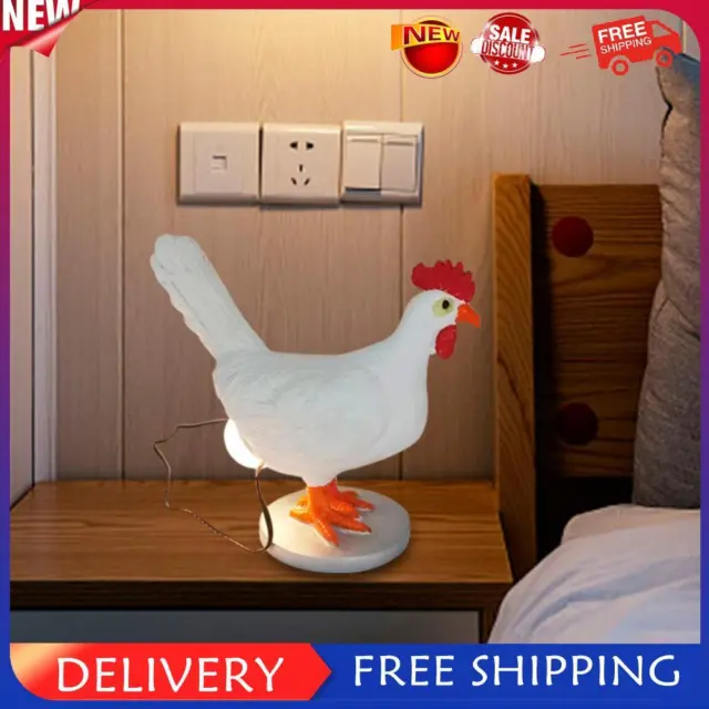 Creative Chicken Lamp Desktop Ornaments Bedside Living Room Home Decor Lights