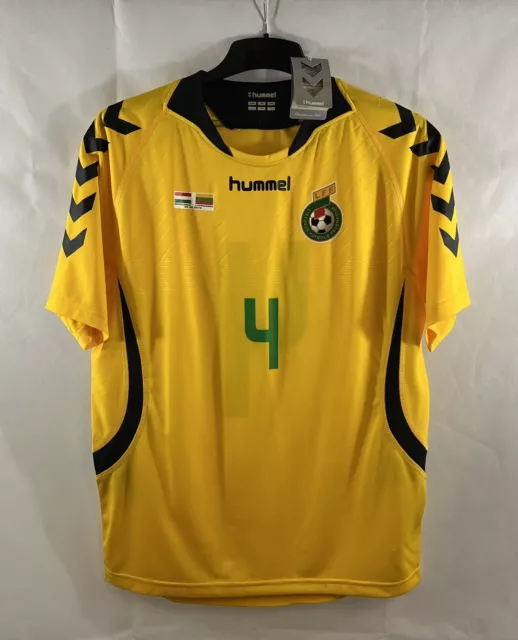 BNWT Lithuania Kijanskas Player Issue Home Football Shirt 2013/15 (L) Hummel G40