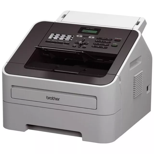 Brother FAX-2840 Laser-Faxgerät grau/weiß(deutsche Sprache),Ohne OVP.