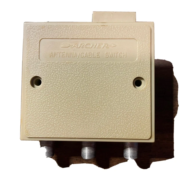 Archer Video Selector Switch Cat. No. 15-1261 Coaxial TV Cable Aux Radio Shack