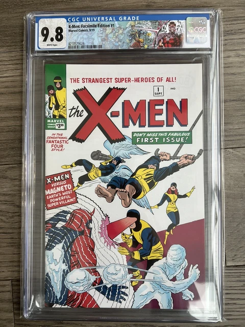 🔥X-Men: Facsimile #1 ‼️EXTREMELY RARE NO BAR CODE VARIANT‼️ Custom Label 9.8