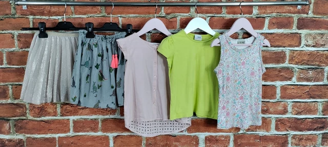 Girls Bundle Age 4-5 Years Zara H&M Next Skirt Top T-Shirt Vest Kids Set 110Cm