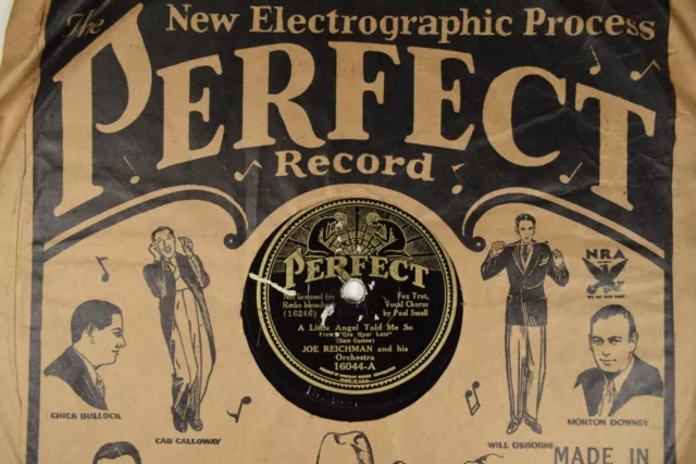 Vintage A Little Angel Told Me So - Sleeve 78 RPM Perfect - Joe Reichman L2E