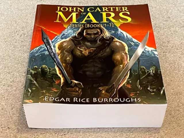 John Carter of Mars Series Books 1-7 Edgar Rice Burroughs 2012 Mockingbird Rare